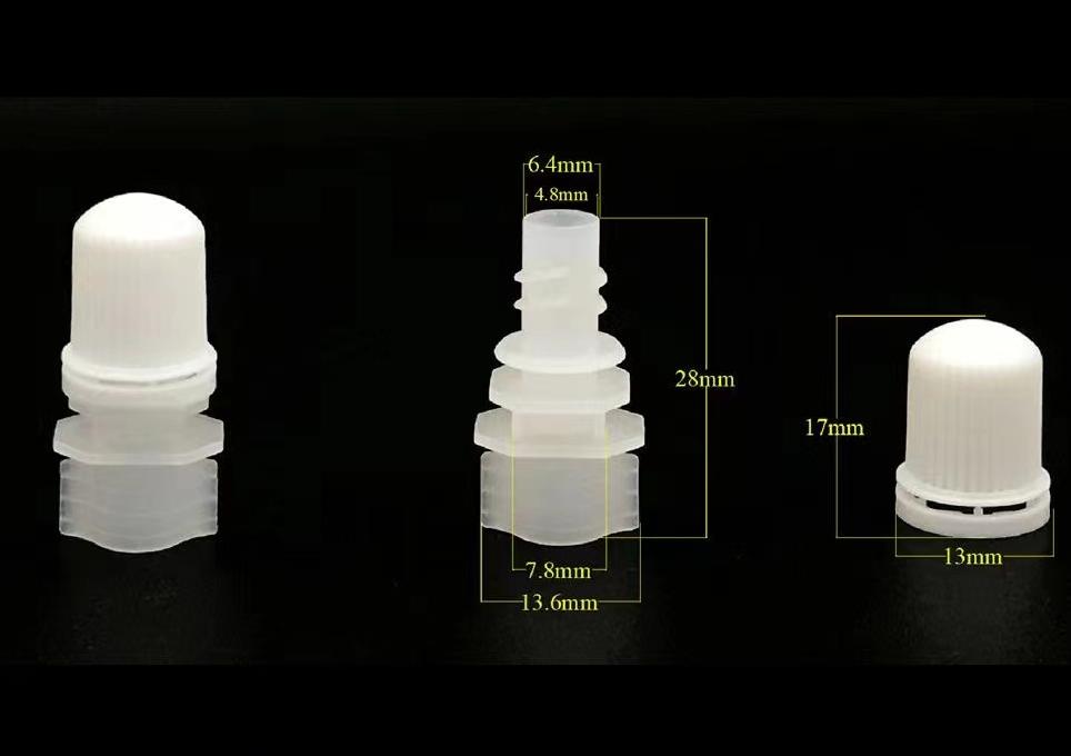 จุกพลาสติก HL048D CX048 ขนาด 4.8 มม. PE สำหรับบรรจุภัณฑ์เครื่องสำอาง