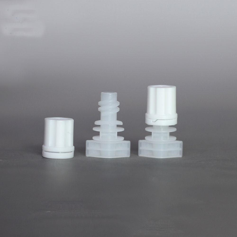 จุกพลาสติก HL050D ขนาด 5 มม. PE สำหรับซองรีฟิลและเครื่องสำอาง