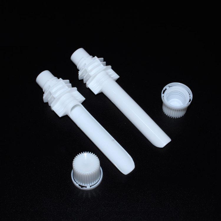 จุกพลาสติก HL100SL ขนาด 10 มม. PE สำหรับซองบรรจุของเหลวและอาหาร