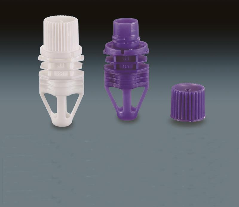 จุกพลาสติก HL100SM ขนาด 10 มม. PE สำหรับซองรีฟิลและบรรจุภัณฑ์ของเหลว