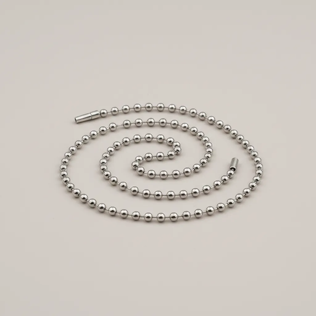 โซ่ลูกปัด ball chain อุปกรณ์เสริมบรรจุภัณฑ์ OEM